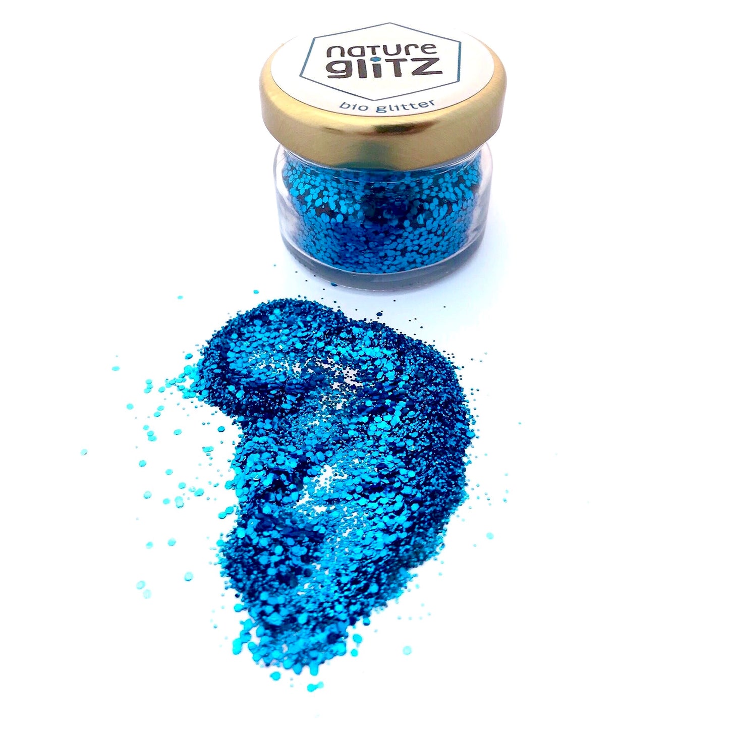 BIO-GLITTER KARIBIKBLAU - 25g