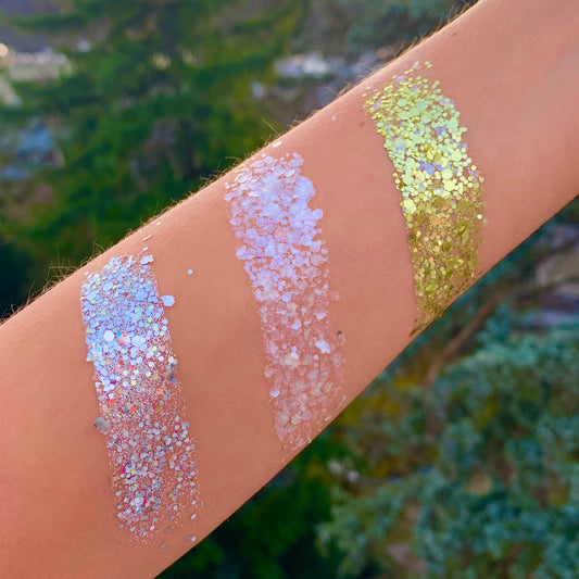 ICH BIN HEUTE ABEND GROOVY BIO-GLITTER-SET